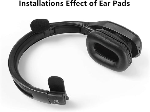 Ear Pads Replacement B450-XT Microphone Foam Compatible with VXI Blueparrott B450-XT B450XT Bluetooth Headset Mod Kit Ear Cushions Cups (Ear Pads ...